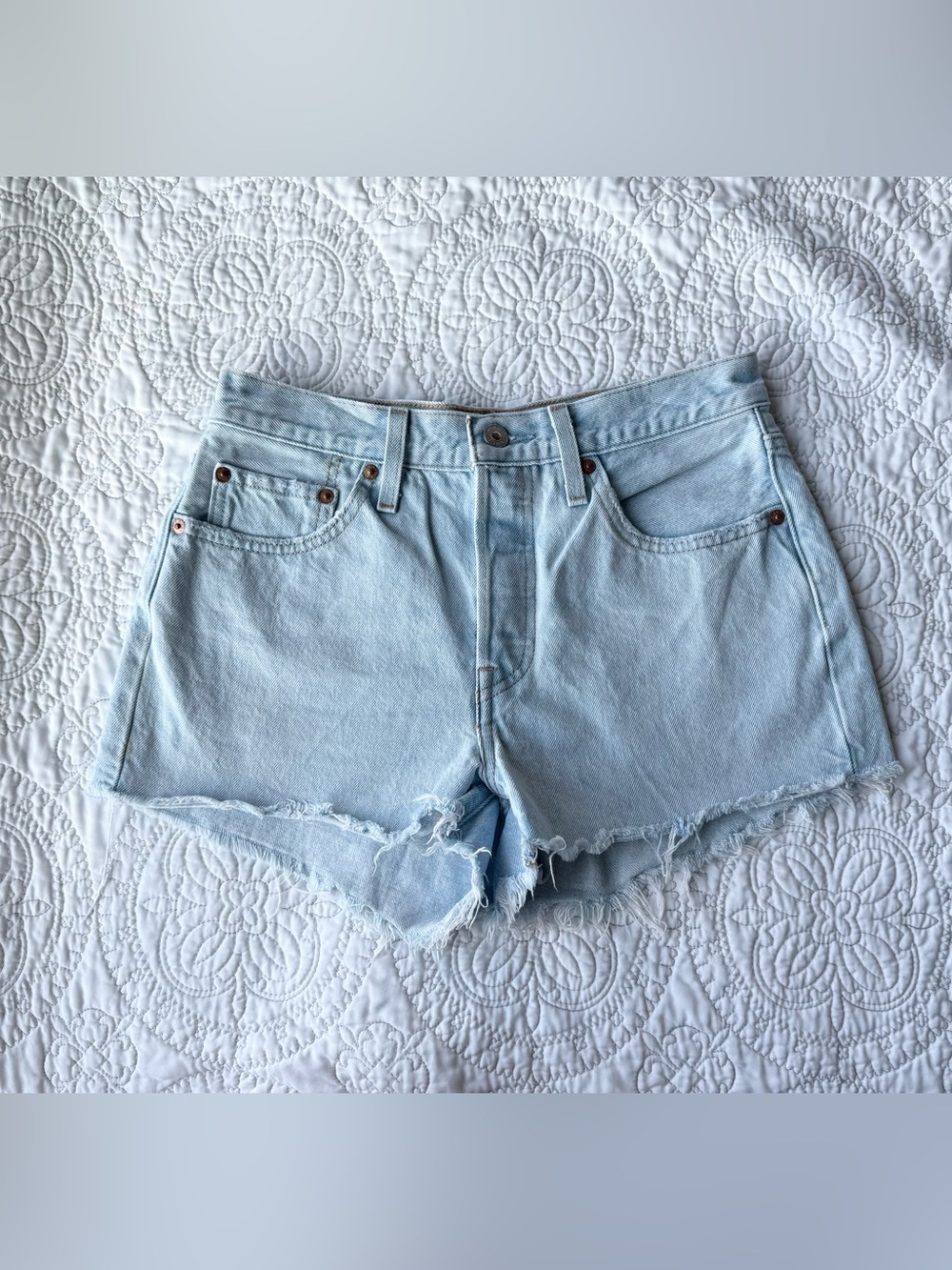 Levi Strauss 501 high-rise denim shorts